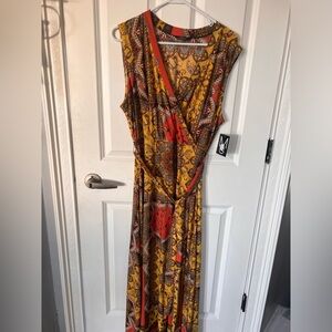 Mlle Gabrielle Dress Womens Multi Colored, Sleeveless , Size 2X, NWT